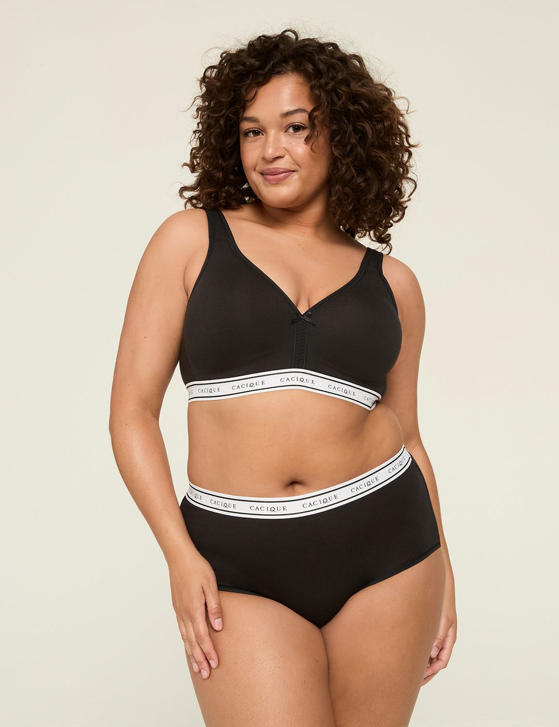 Cotton LL Full Coverage NW Logo Str | LaneBryant