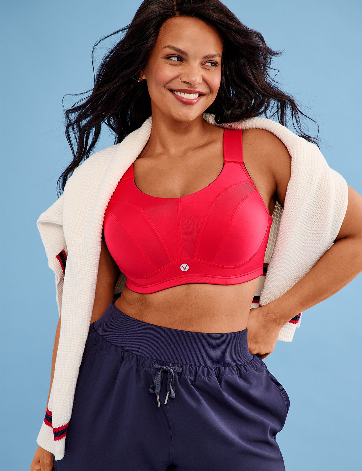 Color block Max Support Sport Bra 1 Product Image 4