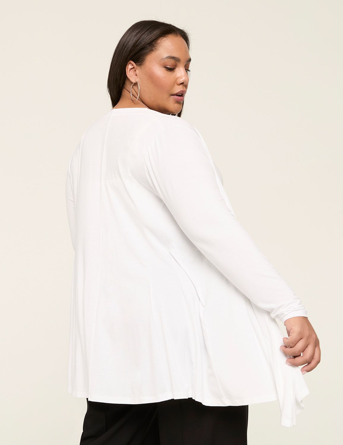 Open-Front Fit & Flare Overpiece