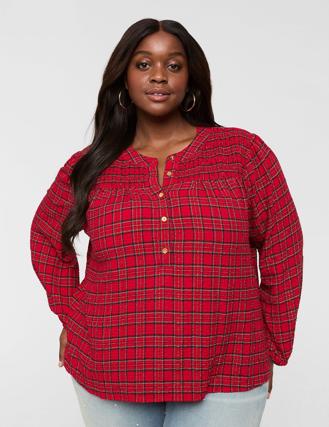 Lane bryant red shirt hotsell