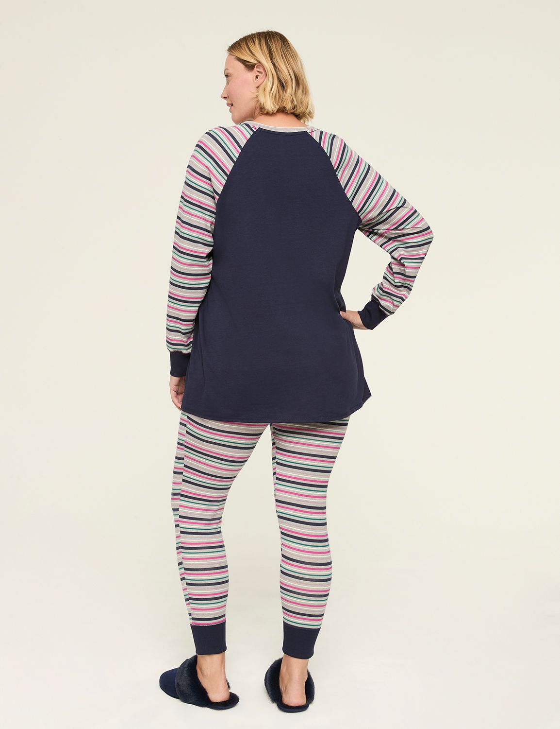 CVC Tunic Henley 95/5 Legging Packa Product Image 2
