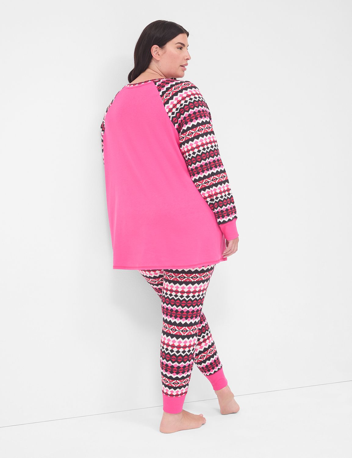 CVC Tunic Henley 95/5 Legging Packa Product Image 2