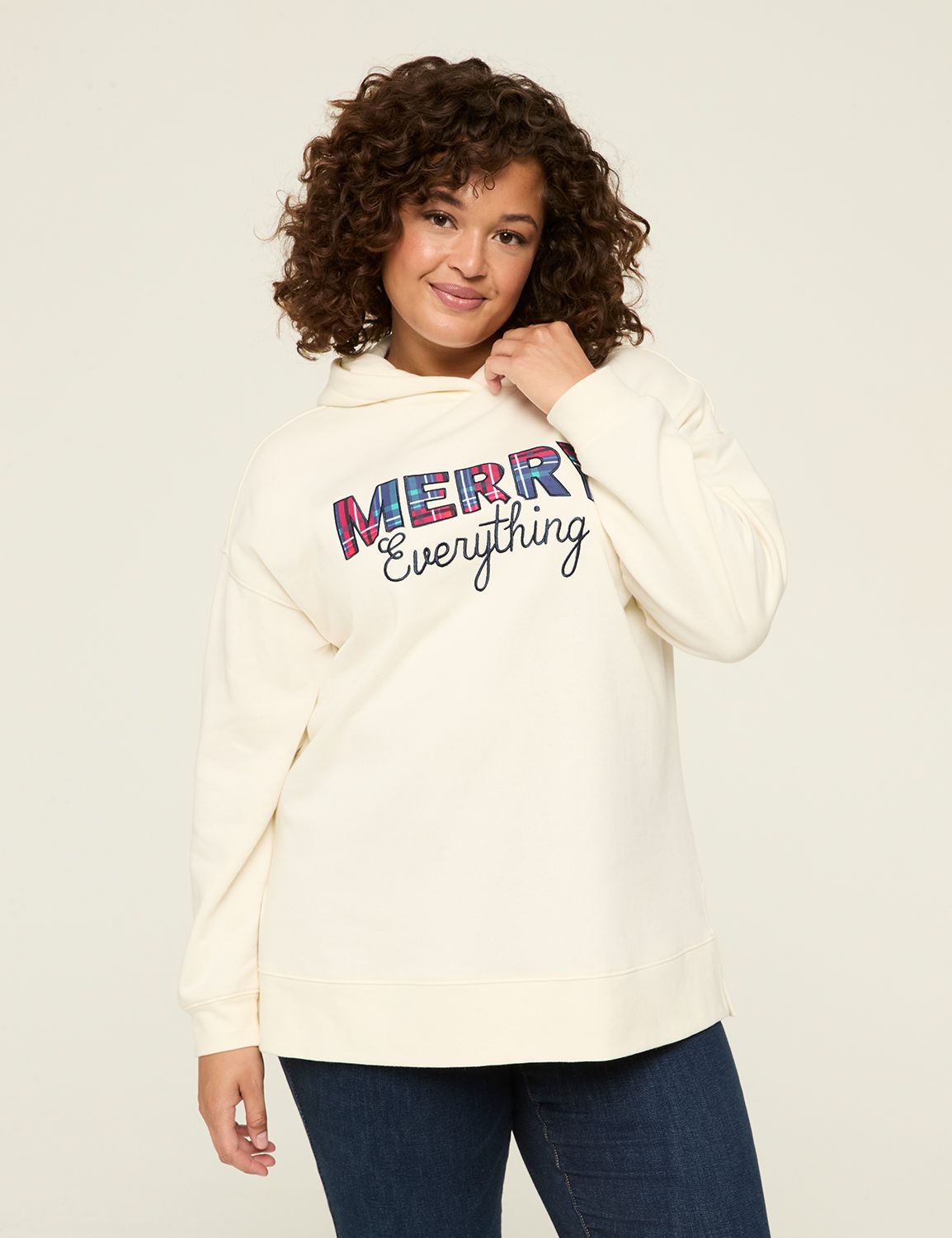 Relaxed Long Sleeve Drop Shoulder H Product Image 1
