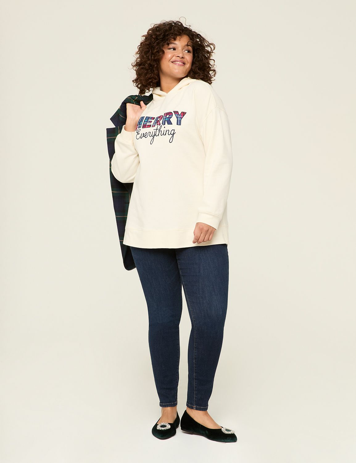 Relaxed Long Sleeve Drop Shoulder H Product Image 3