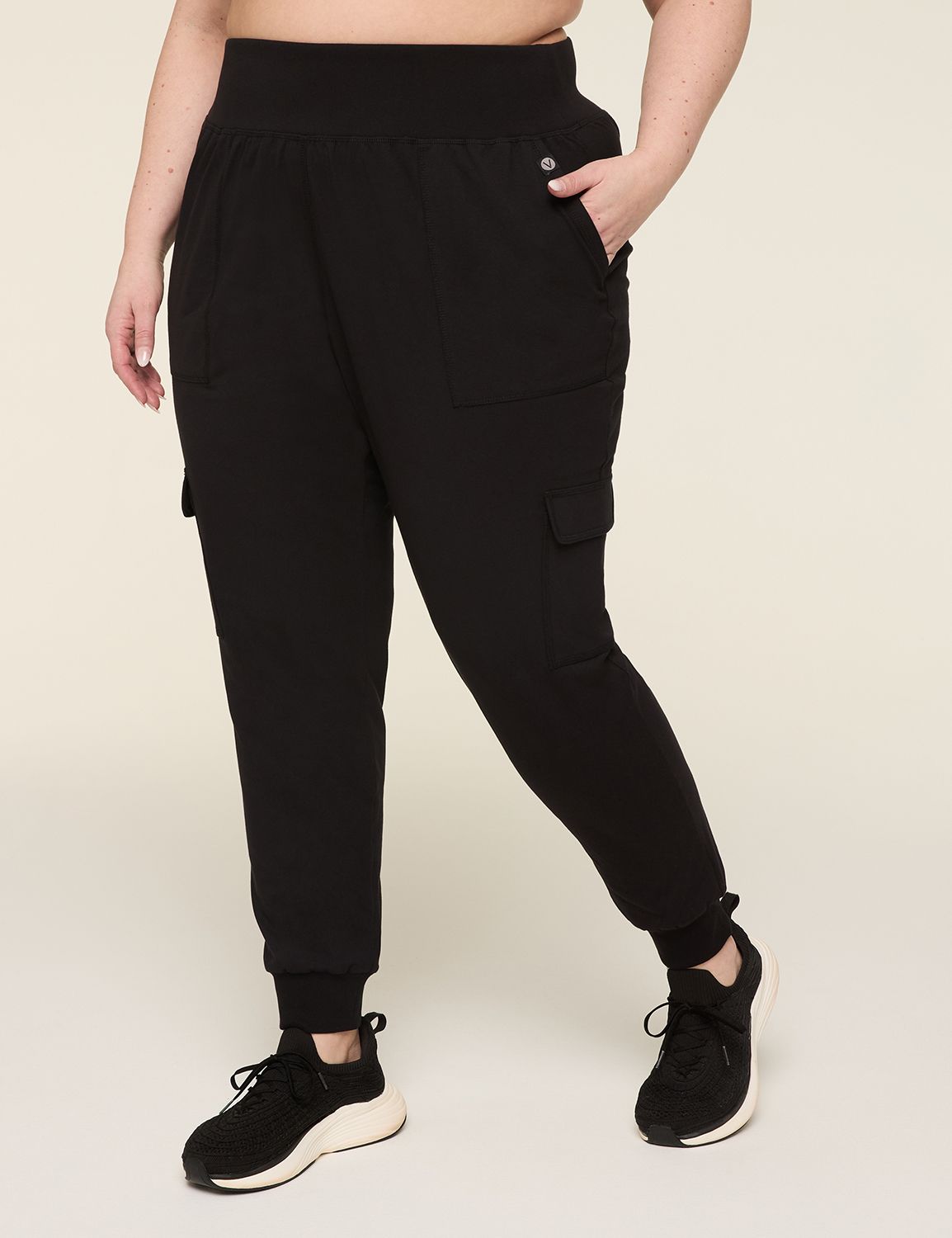 LIVI High-Rise Signature Stretch Slim Cargo Jogger