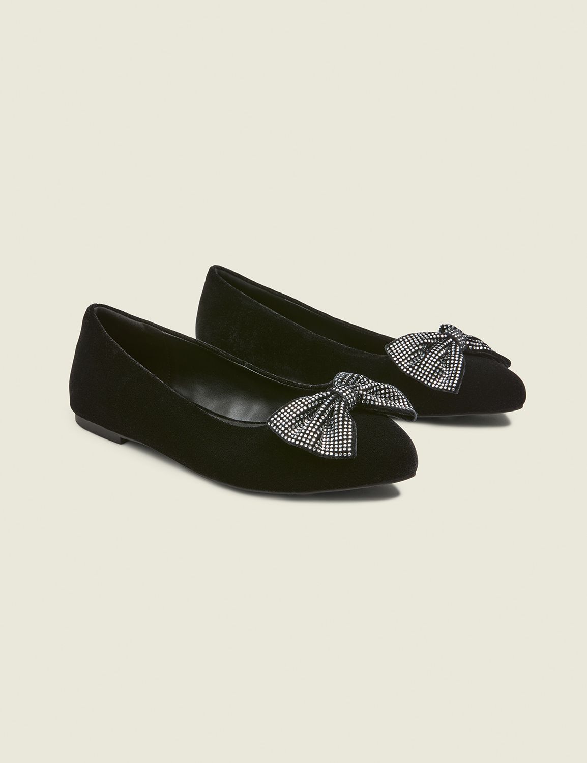 Dream Cloud Velvet Bow Ballet Flat