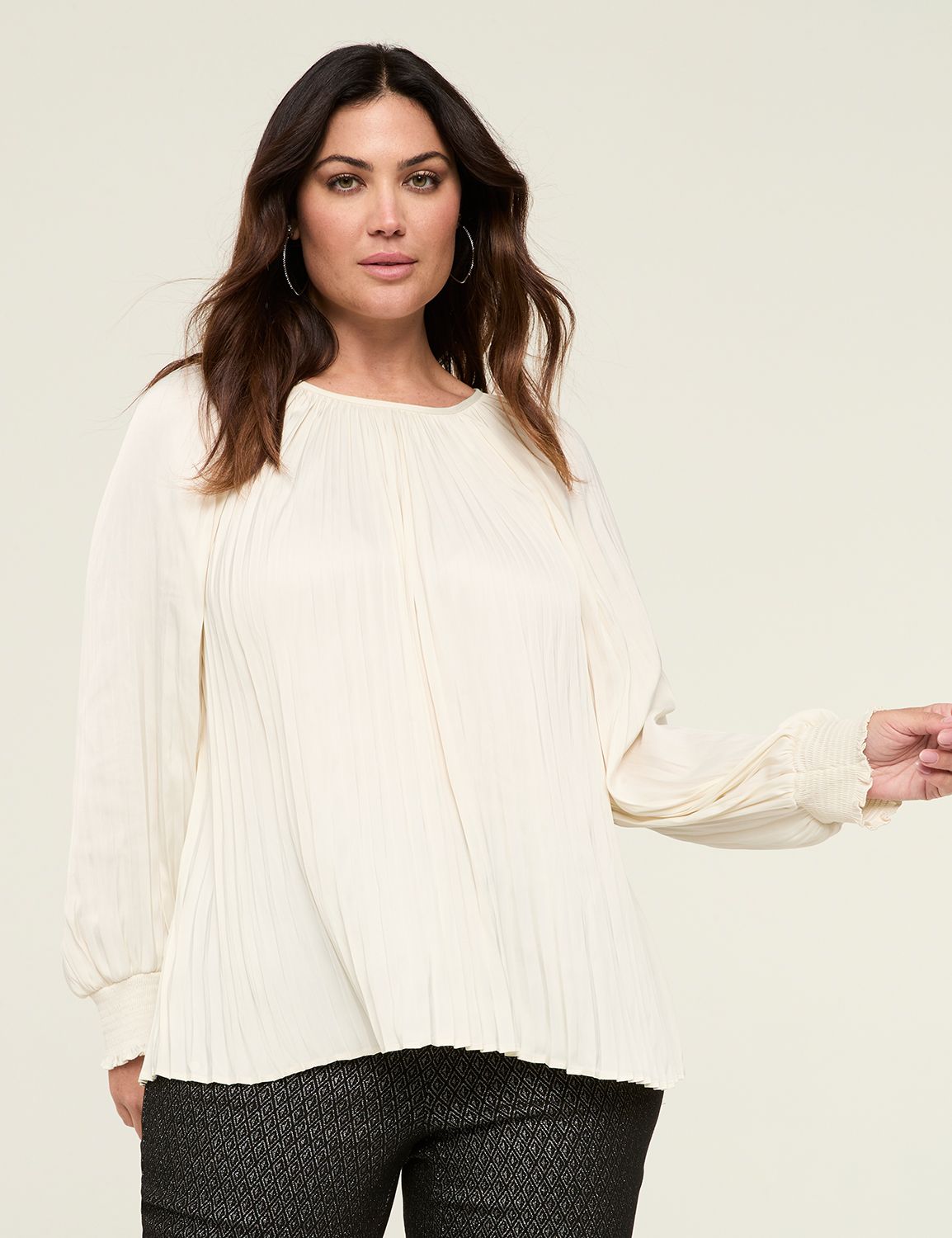 Buy lane bryant white tops Hotsell