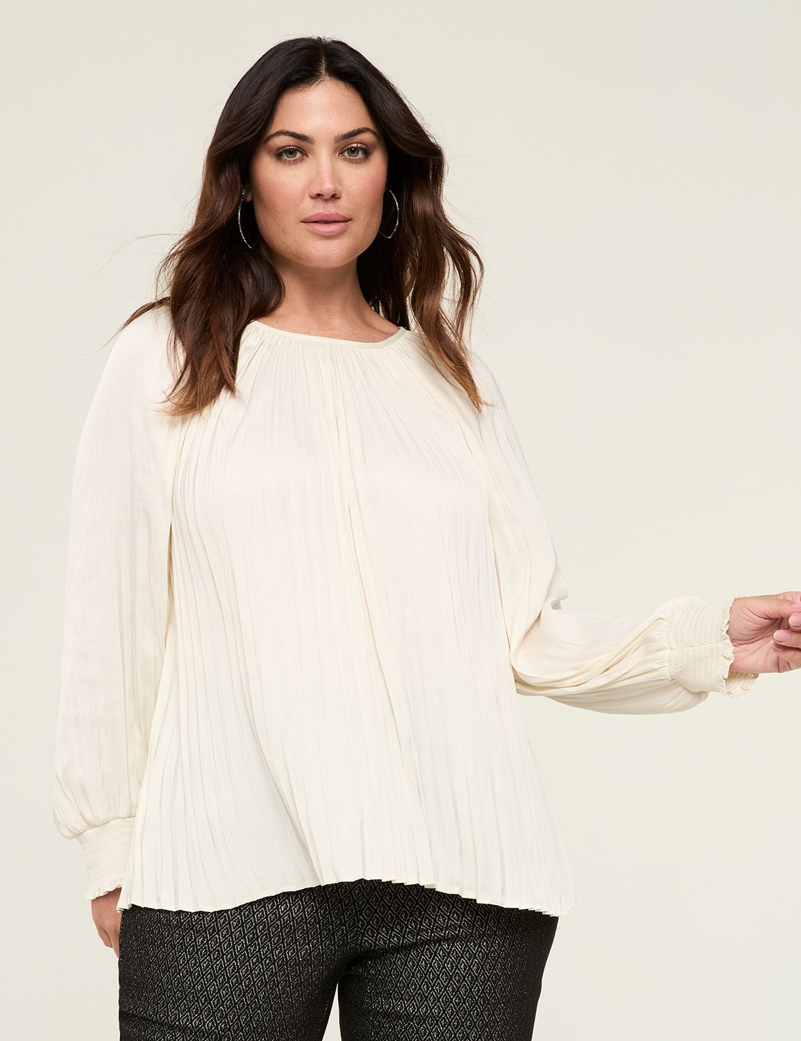 Swing Pleated Blouse