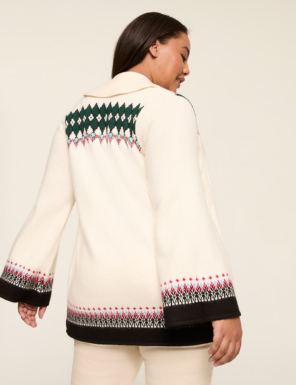 Classic Long Sleeve Shawl Collar Ja Product Image 2