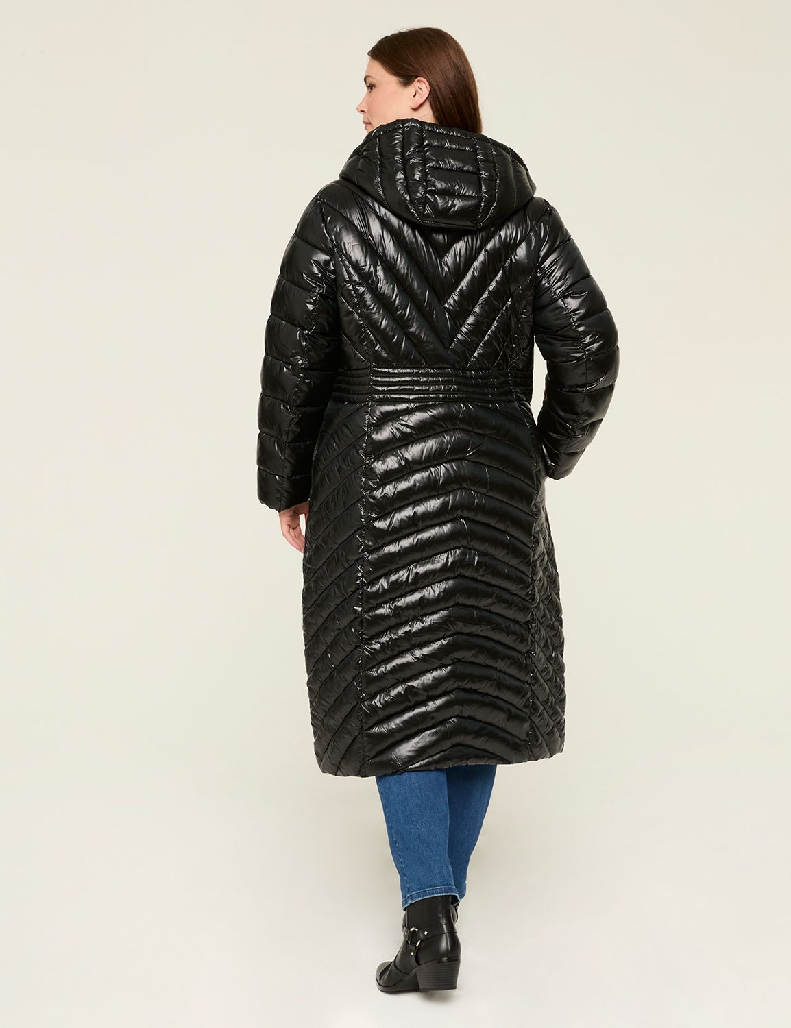 Bernardo hooded maxi puffer coat hotsell