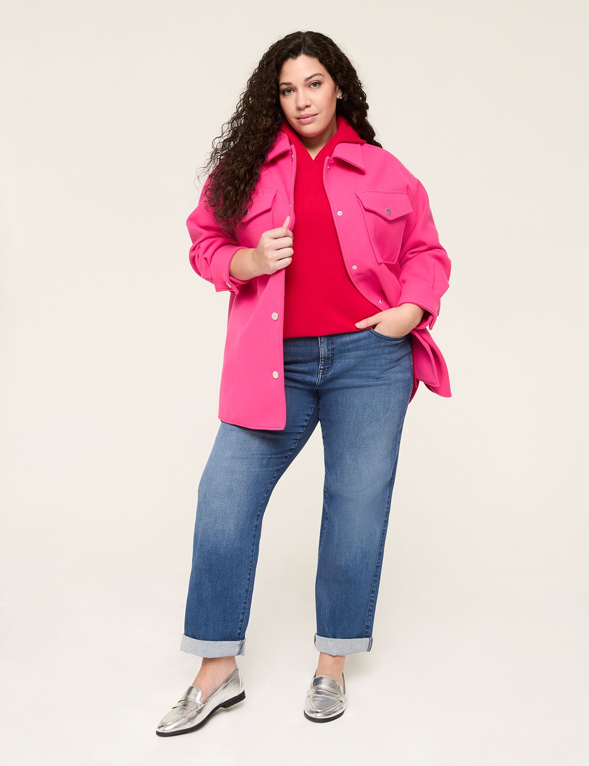 Bernardo Double-Faced Wool Shacket Product Image 3