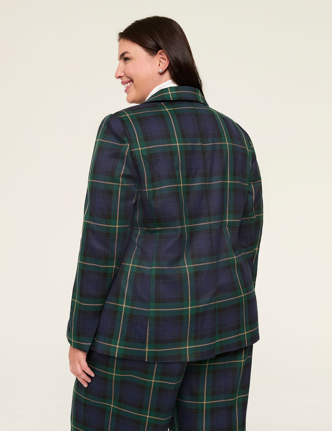 The Perfect drape Holiday Plaid Bla Product Image 2