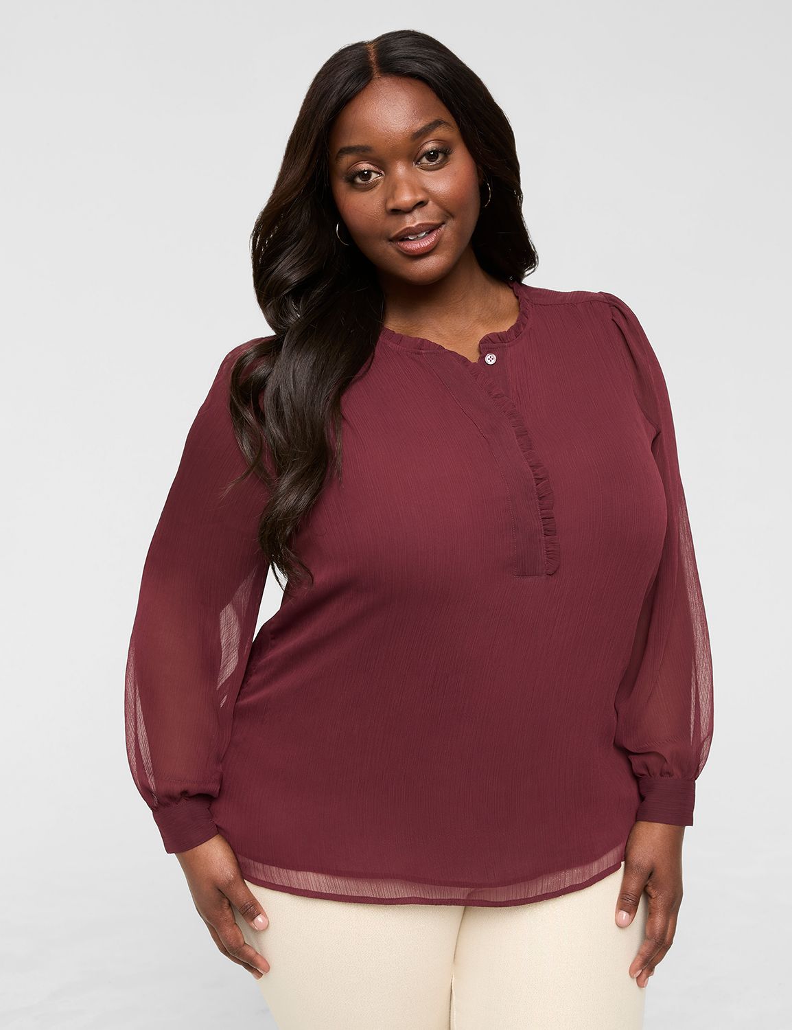 Plus size shops formal blouses