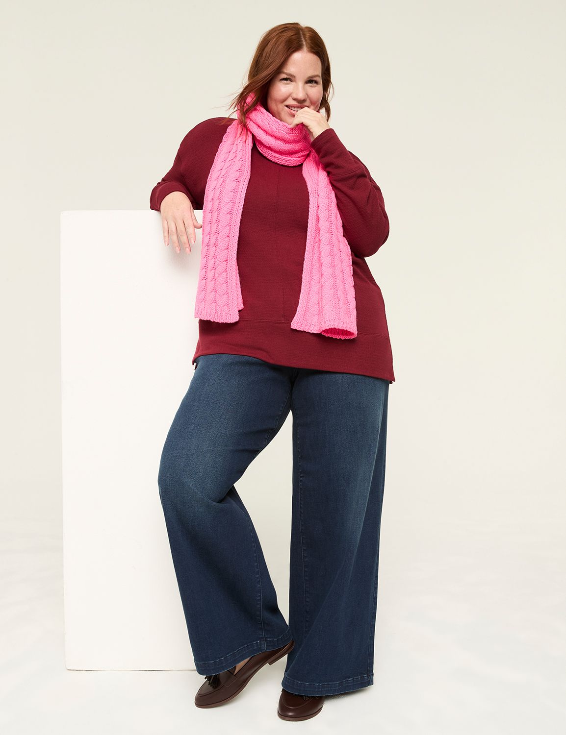 Classic Long Sleeve Dolman Tunic Te | LaneBryant