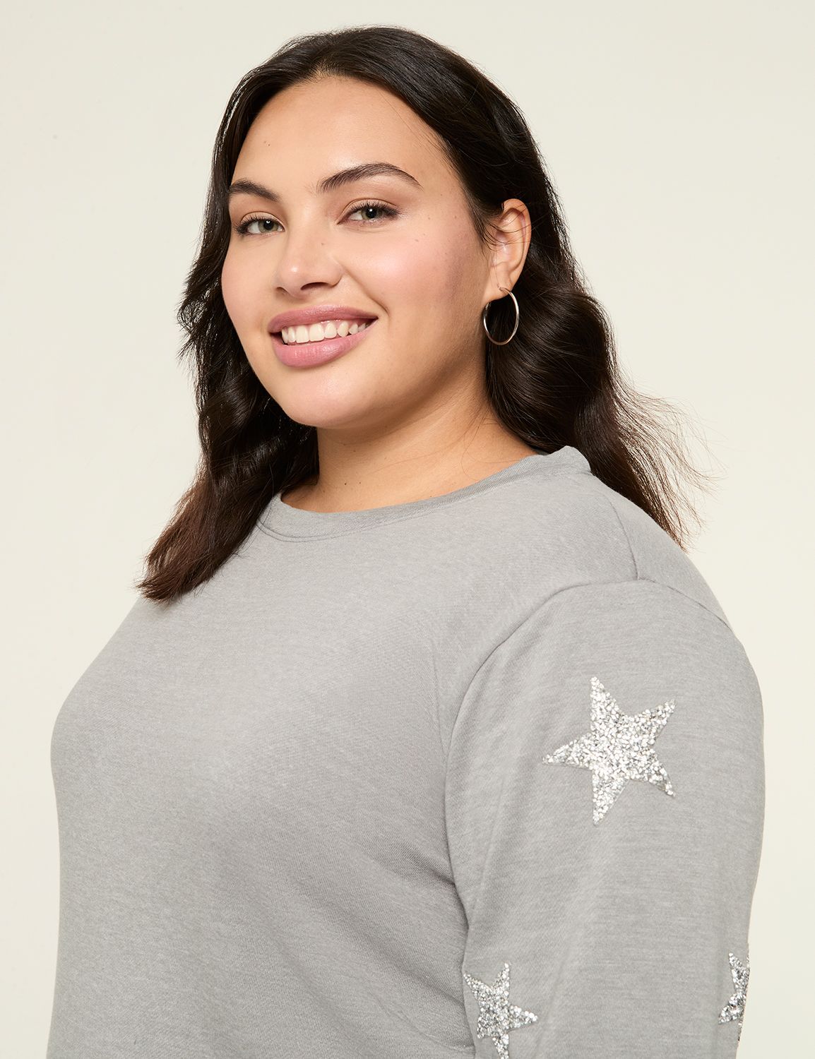 0000~Crew-neck Sweatshirt with Logo-print main image 1
