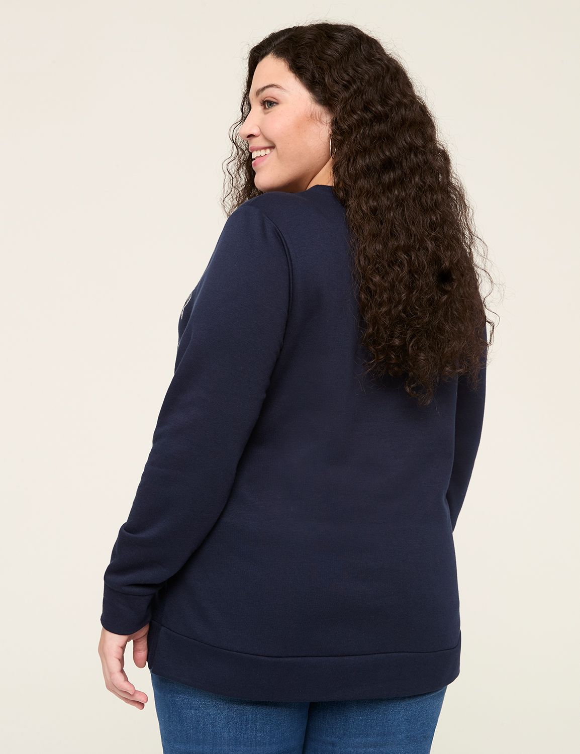 Long Sleeve Crew Neck Sweatshirt wi Product Image 2