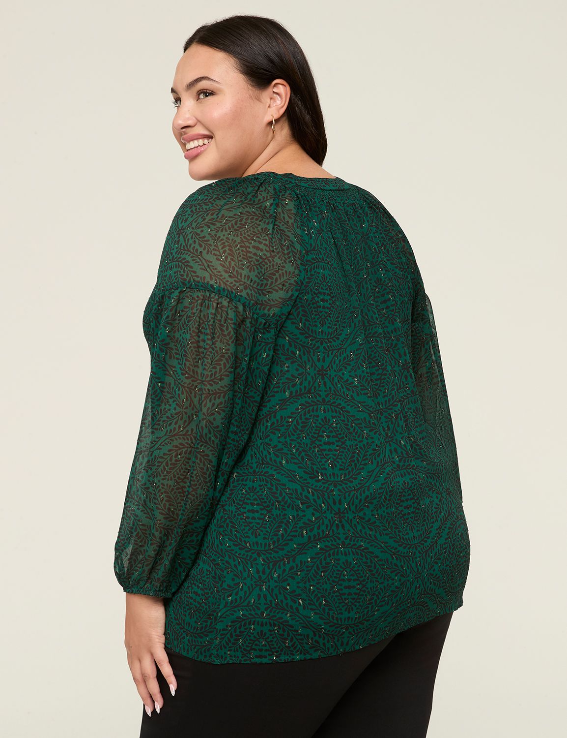 ●PALE JADE● 25SS Easy OPS Frill Long Sleeve Paradisiac Island - Long Sleeve One-Piece Rashguard for