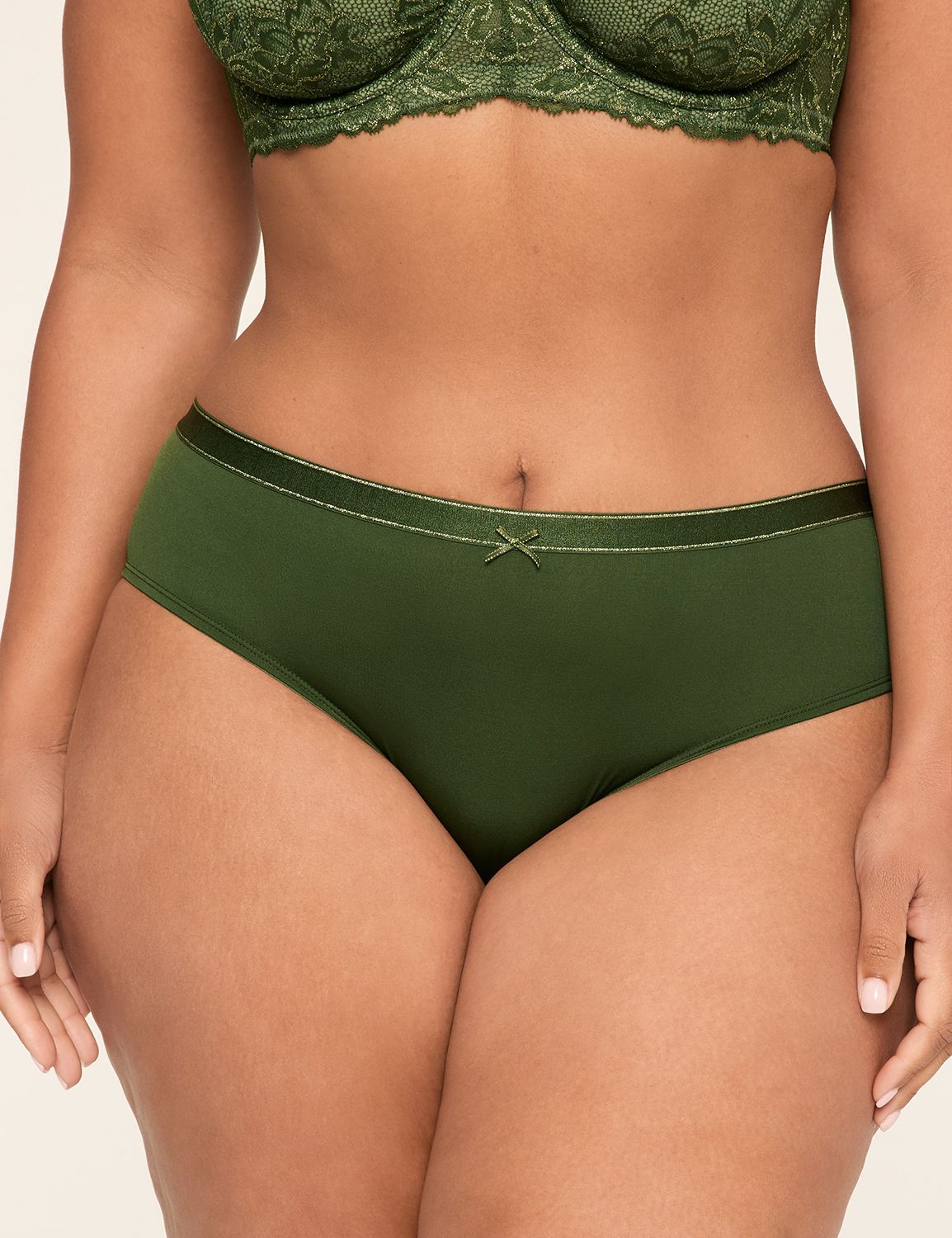 No-Show Lace-Back Hipster Panty