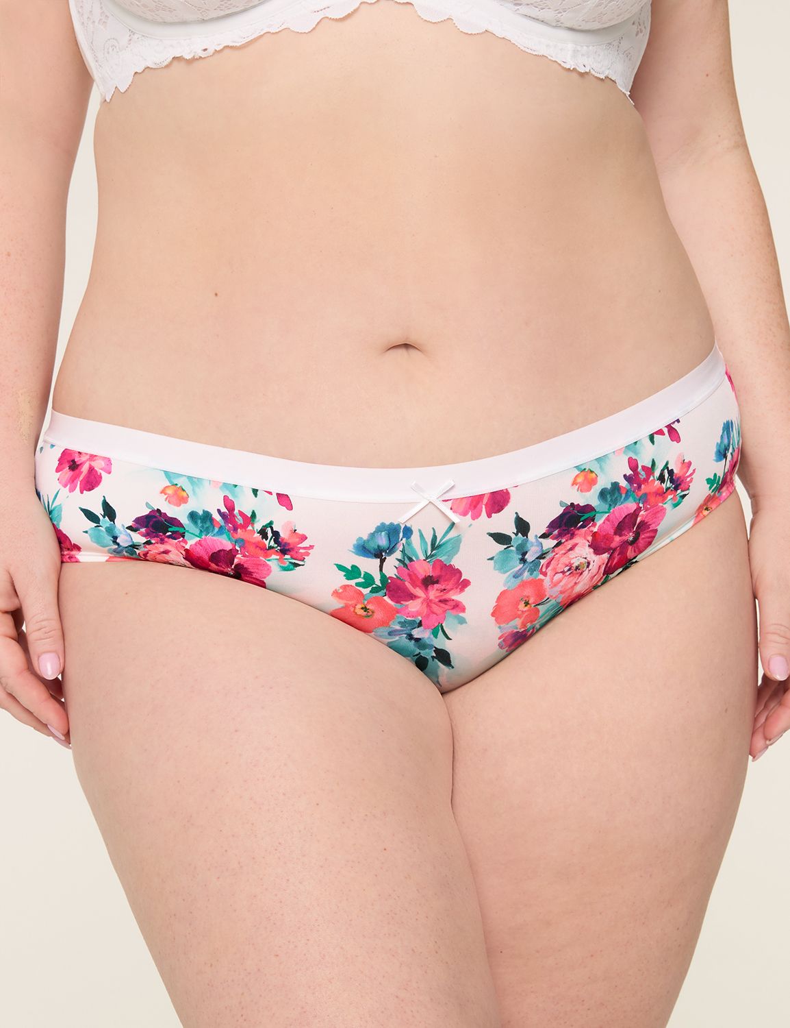 No-Show Lace-Back Hipster Panty