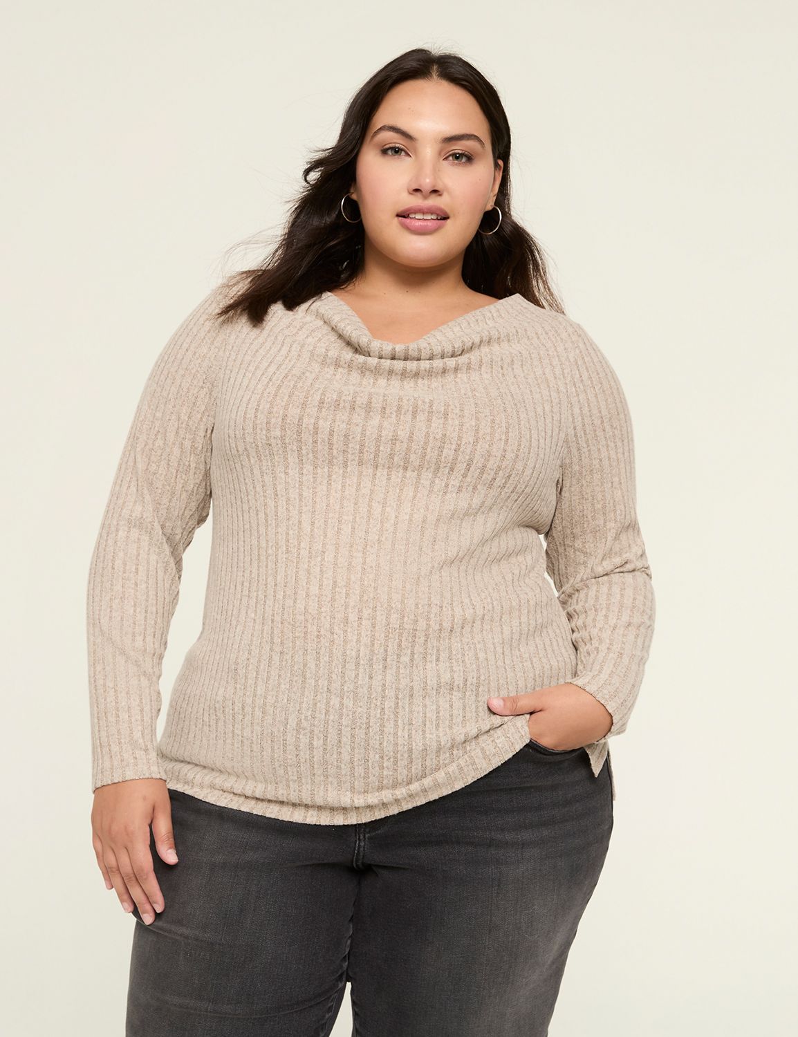 Logan slit sleeve top