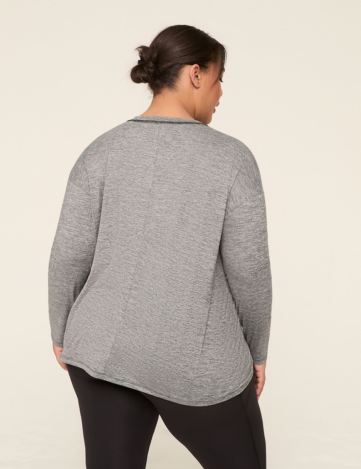 LIVI Soft Long-Sleeve Crew-Neck Recycled Tee