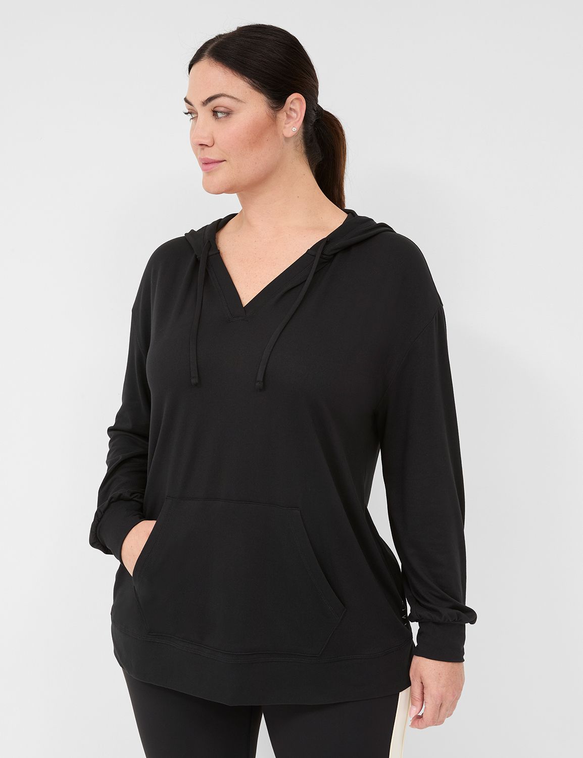 LIVI Long Sleeve Vneck Recycled Liv Product Image 1