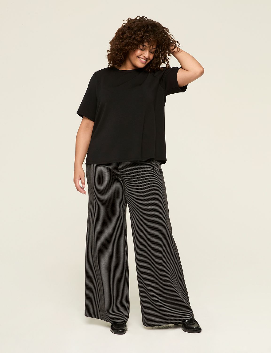 ◆ ◆Knits French Terry Wide Leg ニット パンツ Knit Wide Pants – English Factory