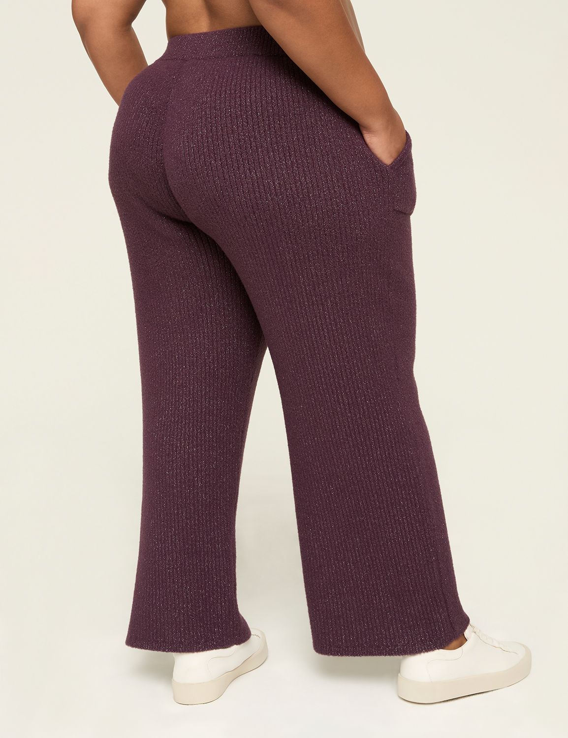 LIVI Shimmer Sweater Relaxed Straight Pant