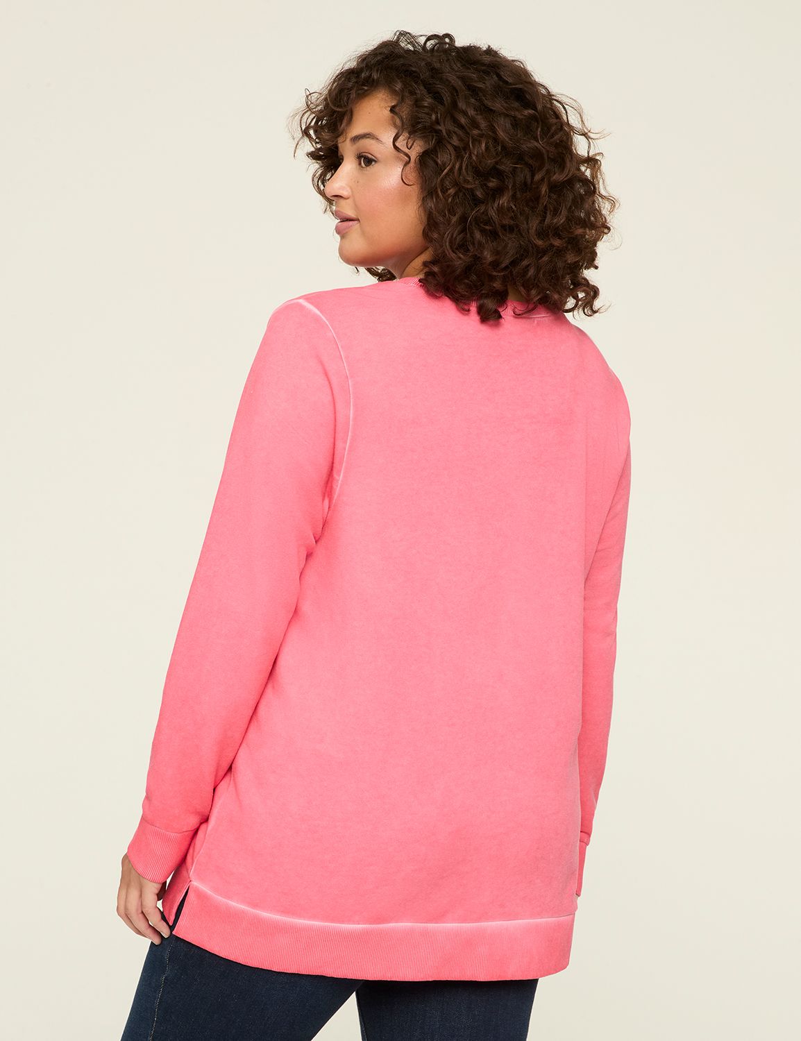 LOVE YOU MEAN IT Crewneck Long Sleeve Sweatshirt