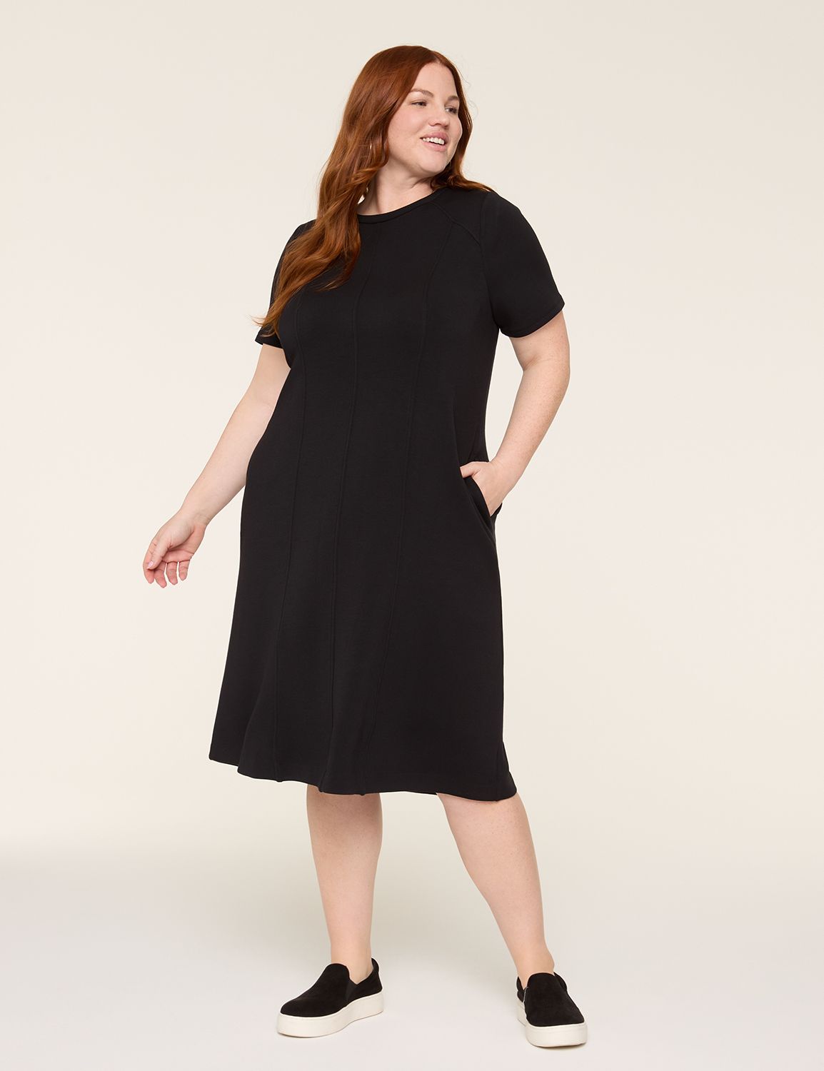 LS CREW NK WITH TIE WAIST IN JOURNE Product Image 5
