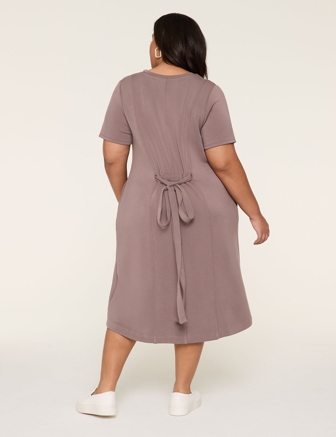 LS CREW NK WITH TIE WAIST IN JOURNE Product Image 2