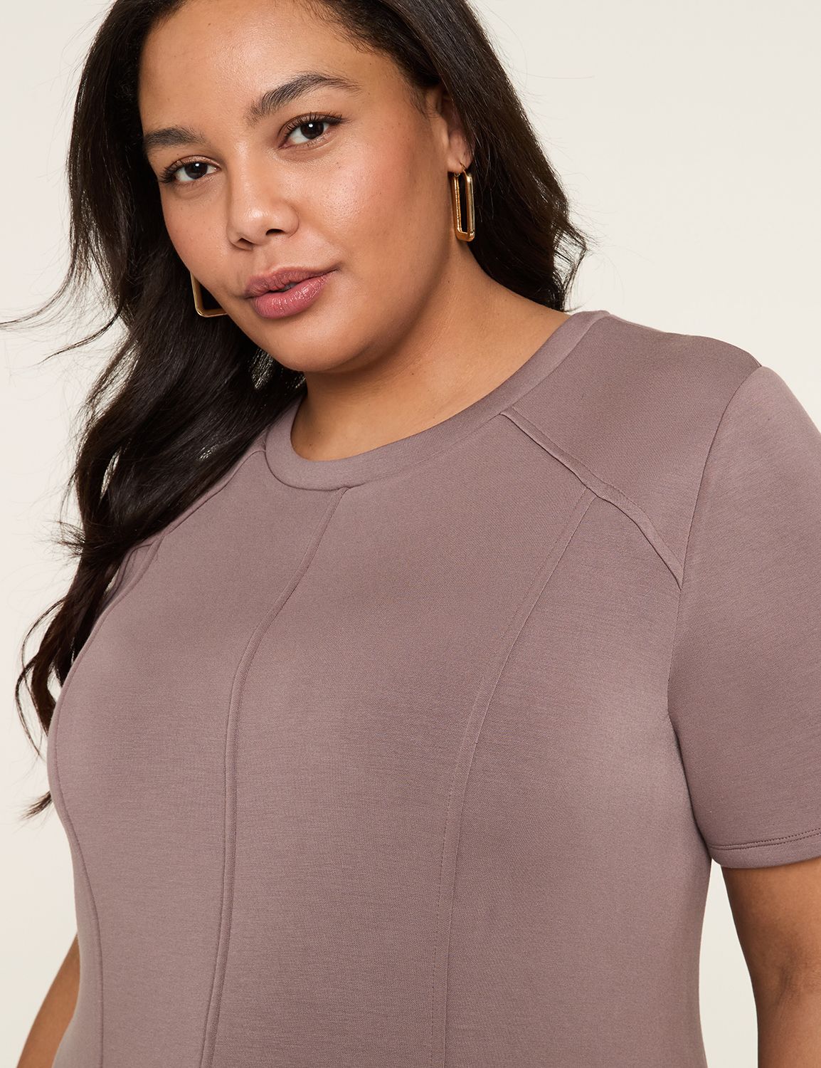 LS CREW NK WITH TIE WAIST IN JOURNE Product Image 3