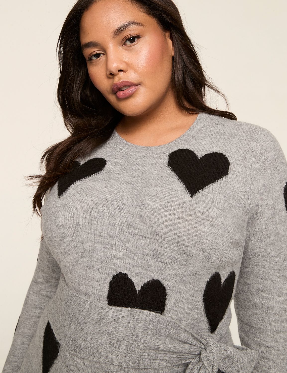 ワンピース theredthread S open knit dress heart THEREDTHREAD / ザレッドスレッド】S open knit dress heart