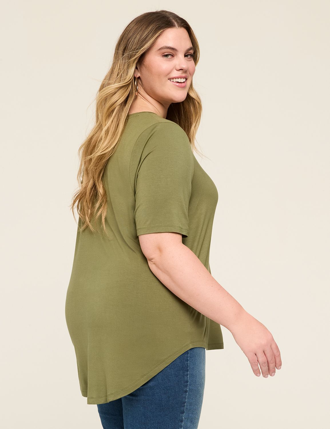 Classic Perfect Sleeve V-Neck Curve Product Image 2