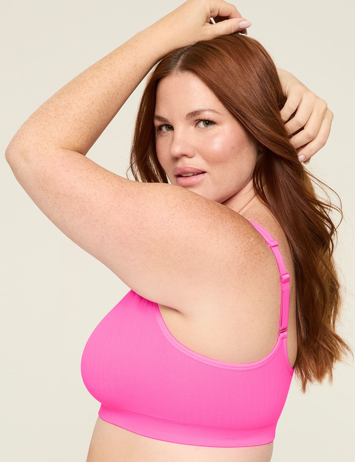 Seamless Rib Bralette Notch Neck 11 Product Image 3