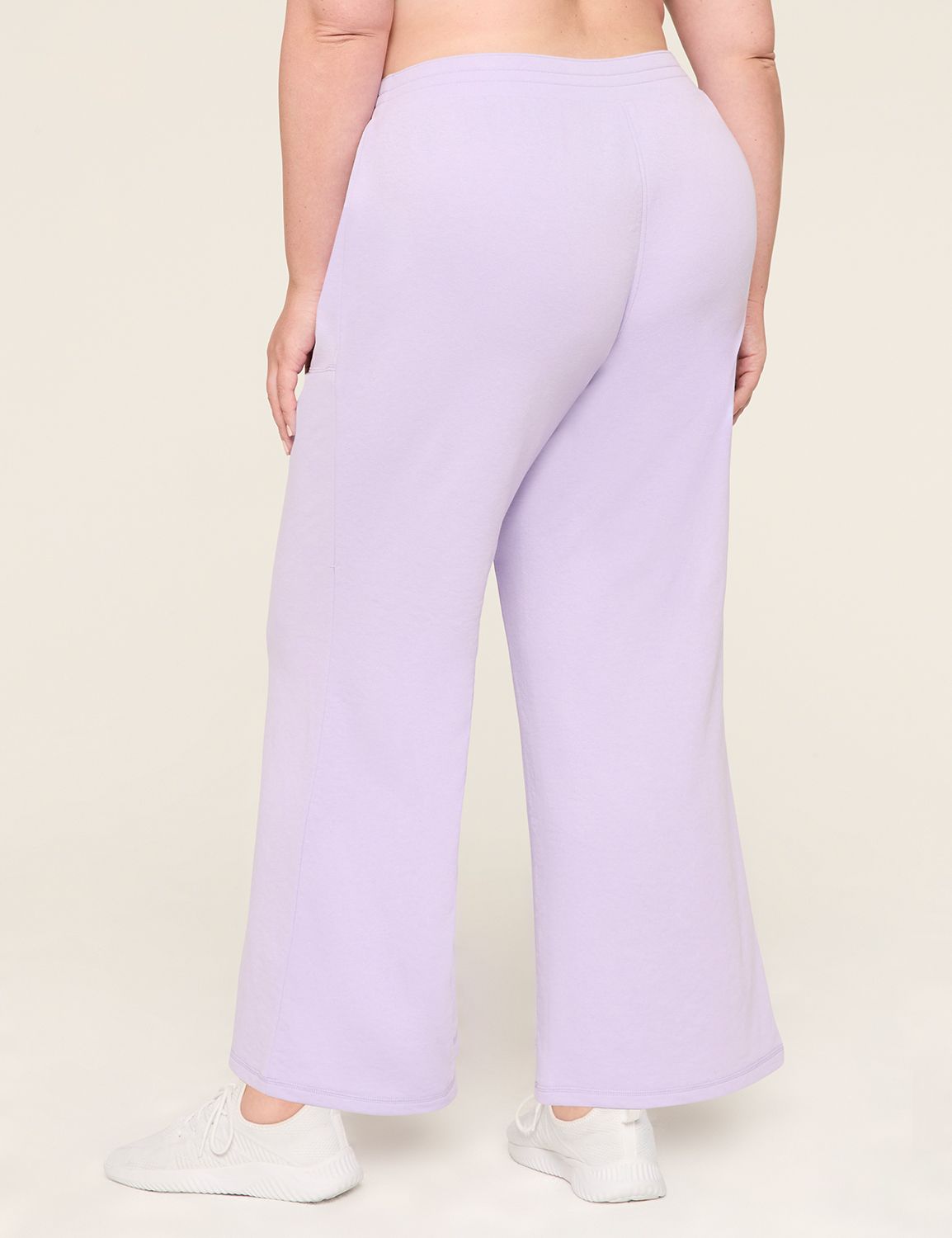 LIVI Mid Rise French Terry Full Len Product Image 2