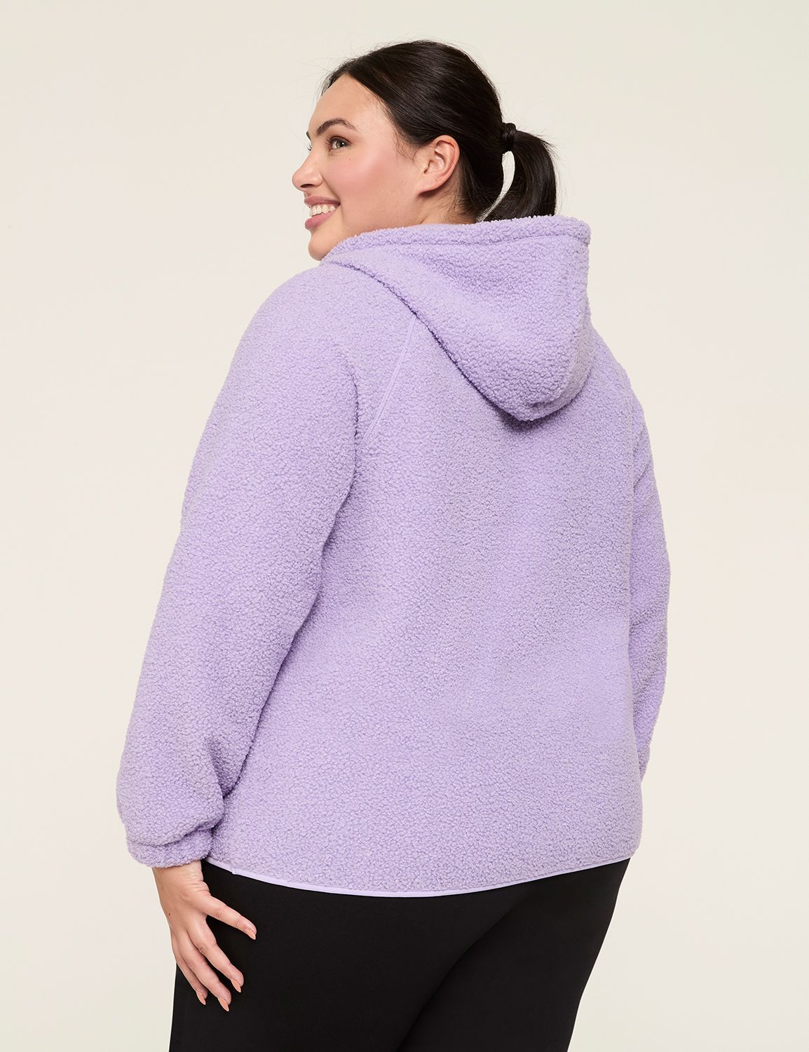 LIVI Long Sleeve Snap Front Sherpa Product Image 2