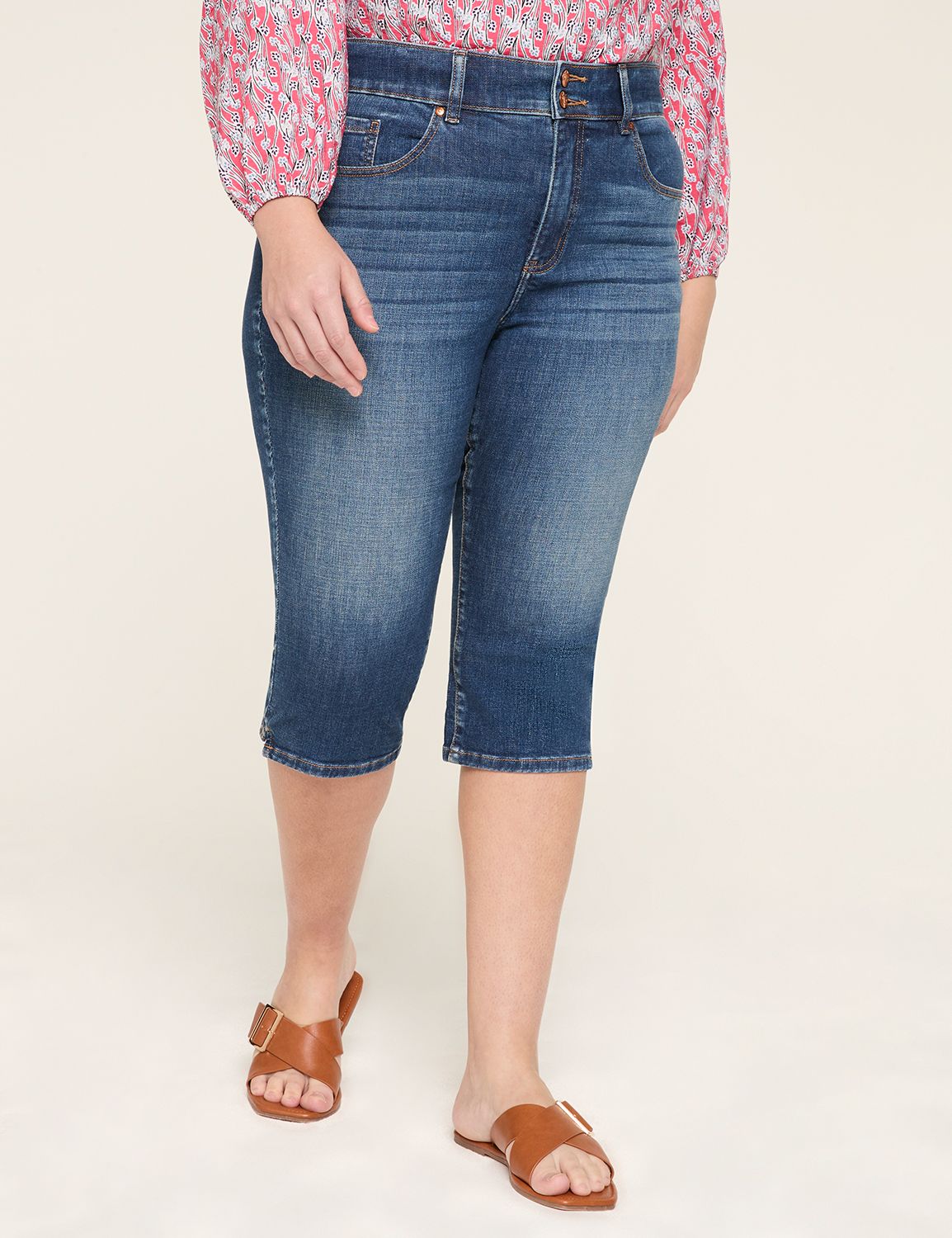 Tighter Tummy Fit High-Rise Pedal Jean