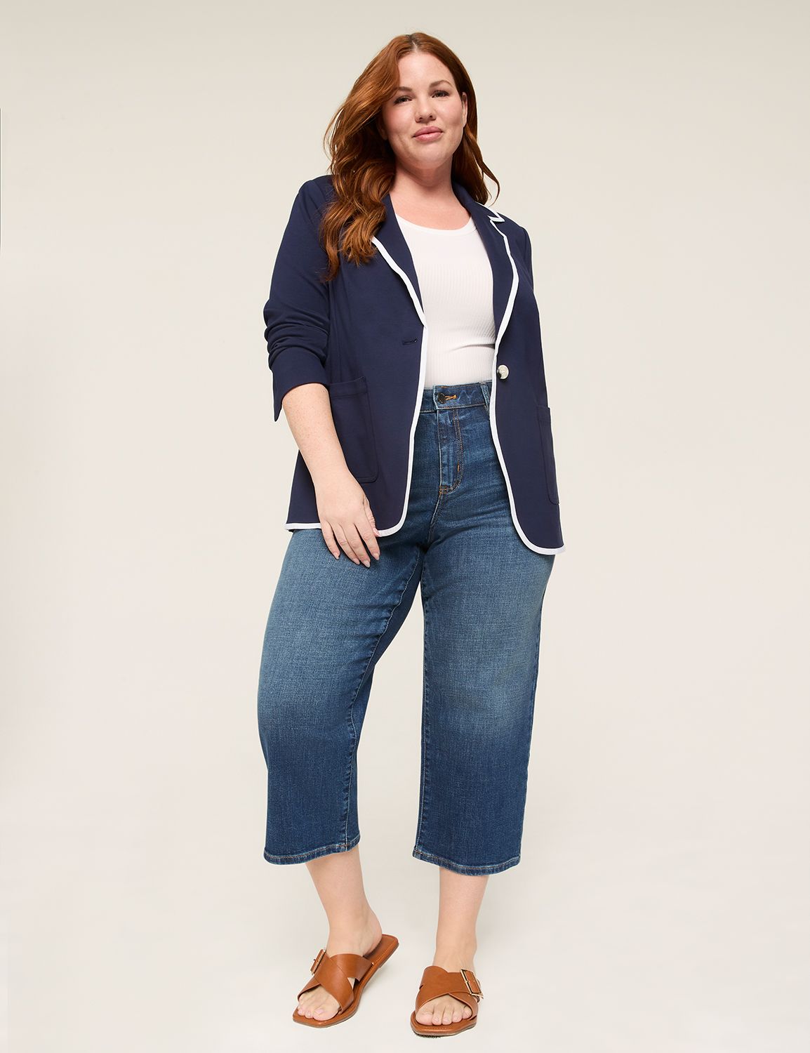 MID RISE SIGNATURE STRAIGHT CROP - Product Image 3