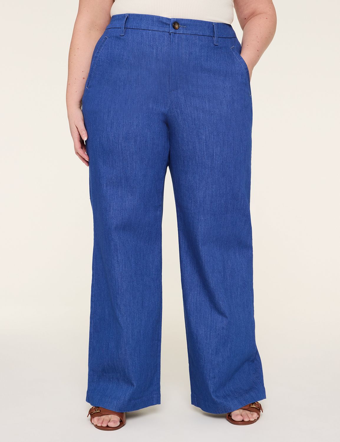 High-Rise Wide Leg Trouser Jean