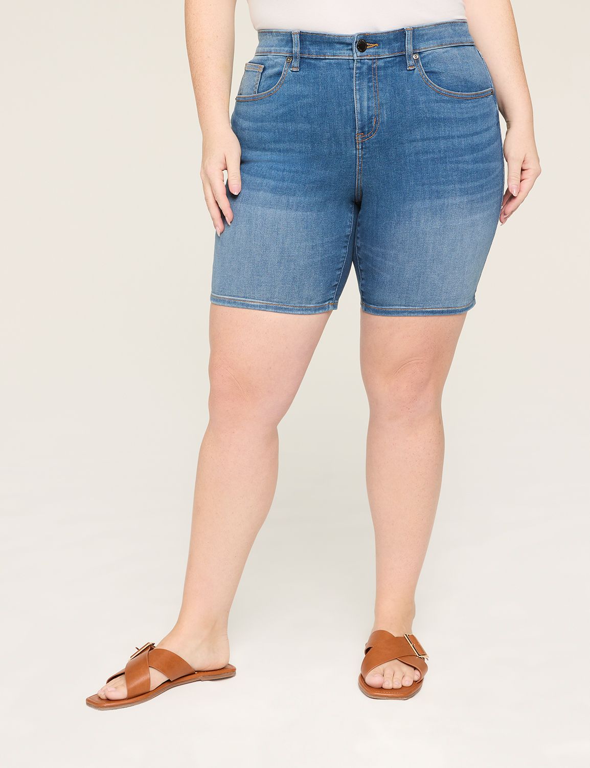 Signature Fit Bermuda Jean Short - 7" Inseam