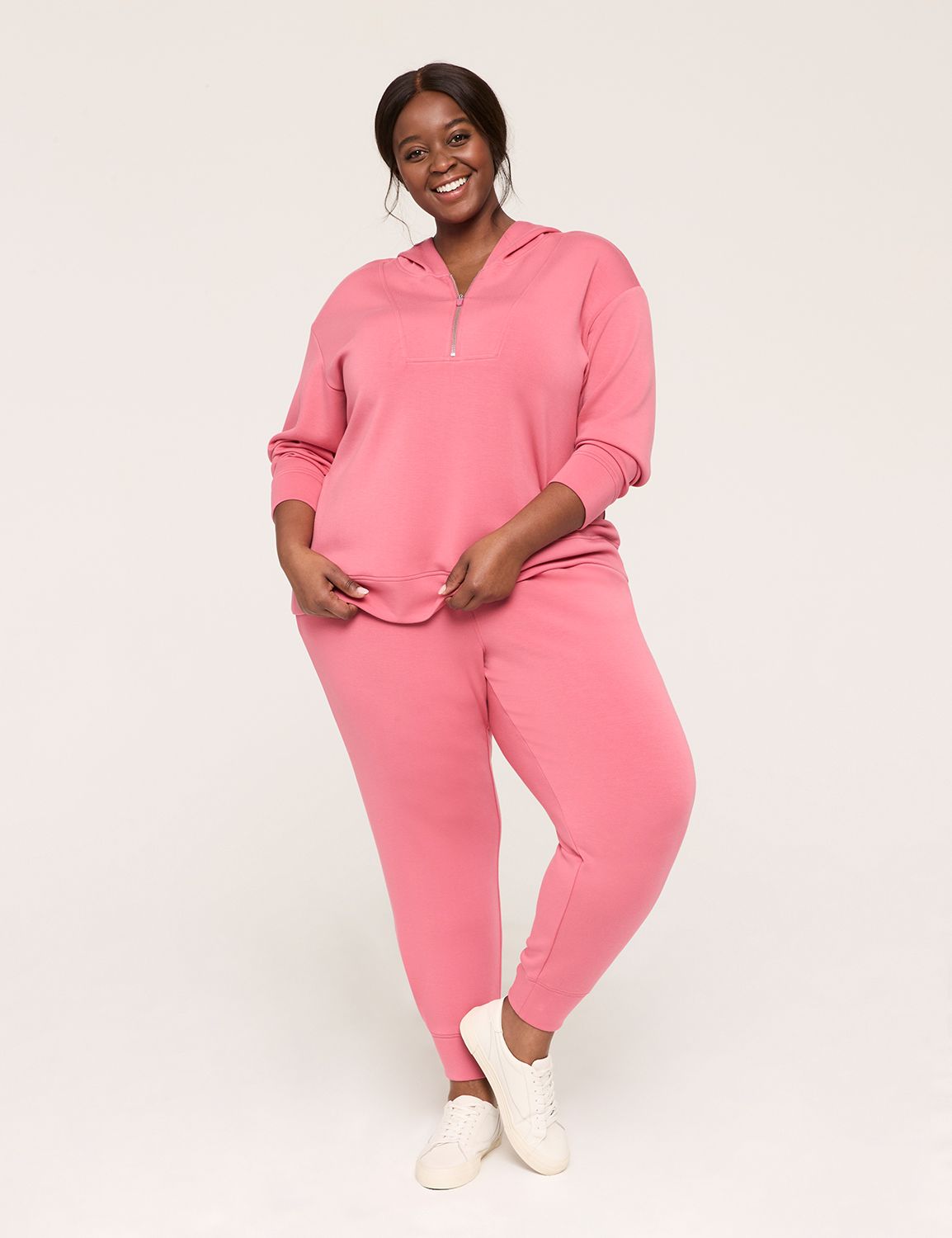 CLOVERY Women's Two-Tone Long Sleeve Hoodie - Sport Design With Kangaroo Pocket