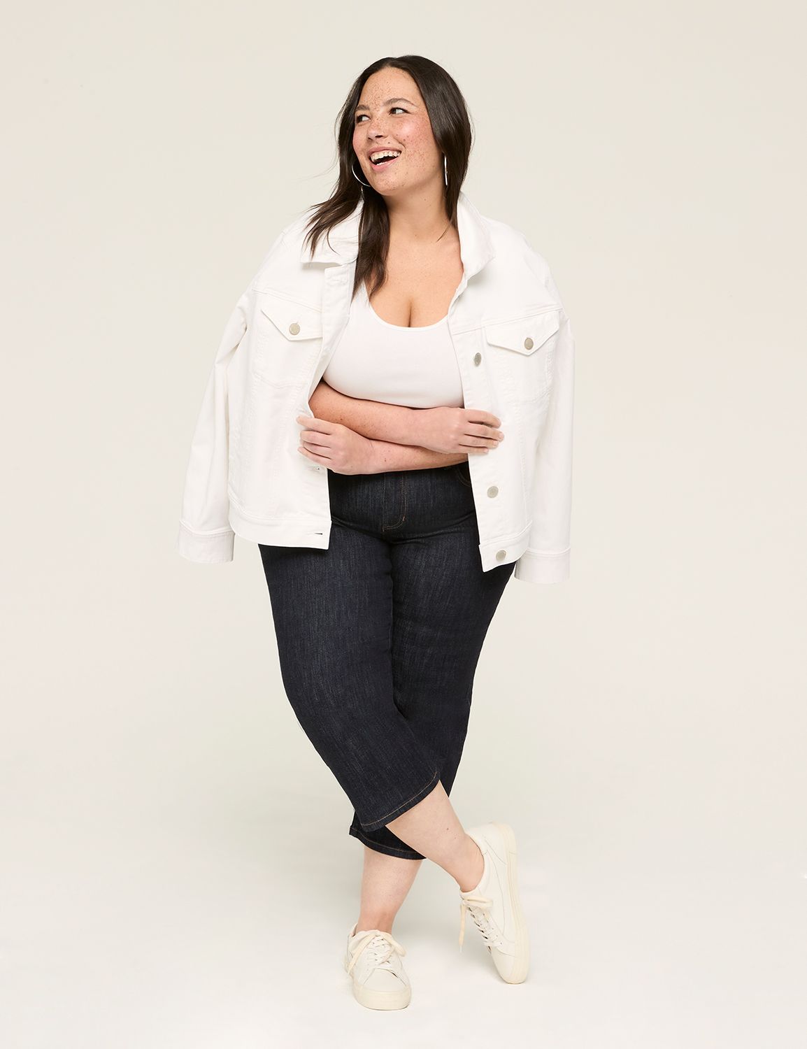 MID RISE SIGNATURE STRAIGHT CROP - Product Image 3