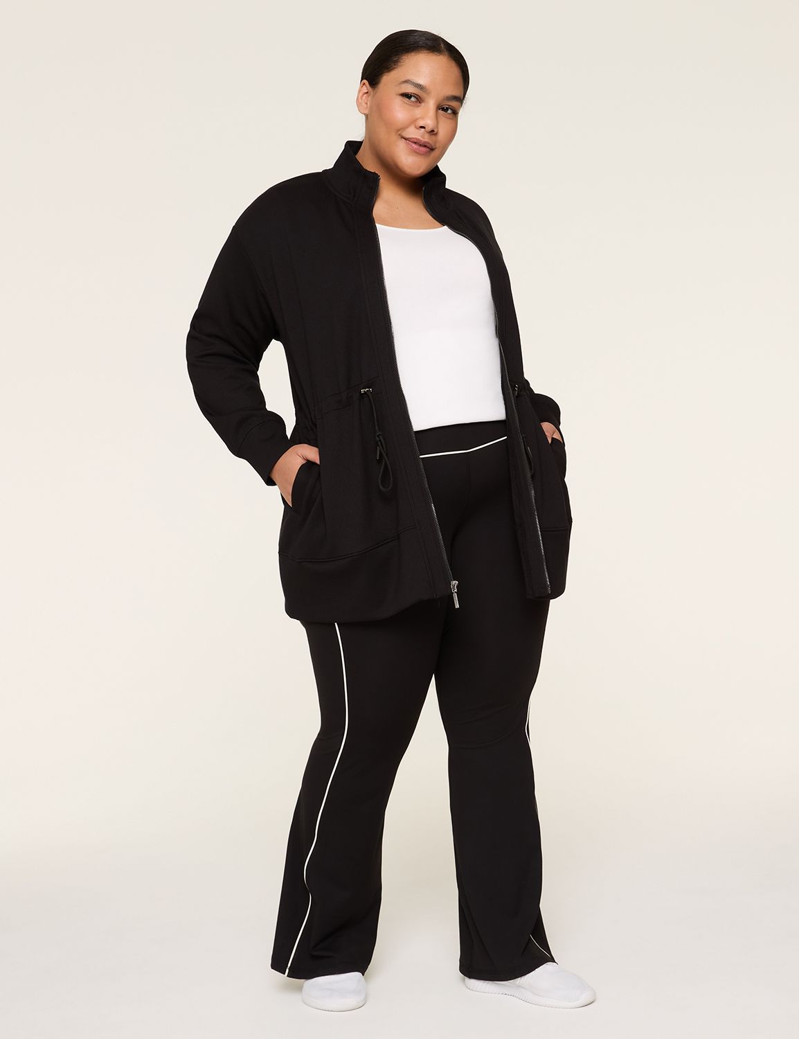 LIVI Long Sleeve Zip Front Journey Product Image 3