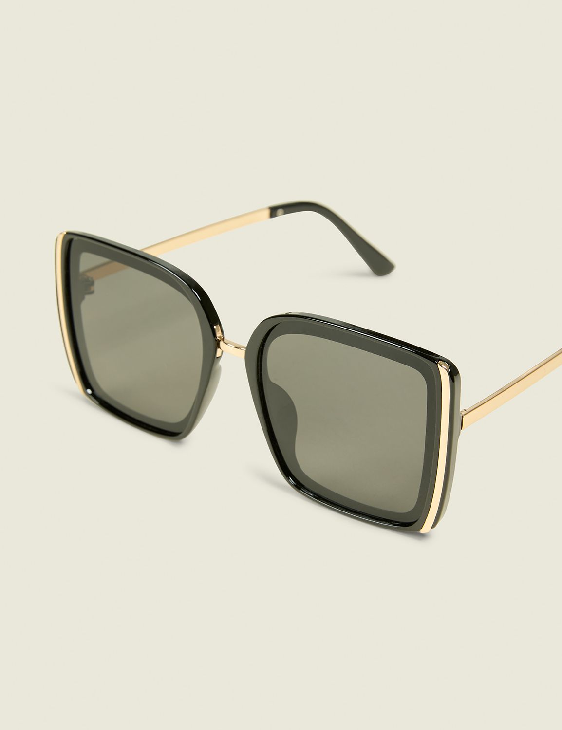 Gold Side Detail Cat Eye Sunglasses LaneBryant