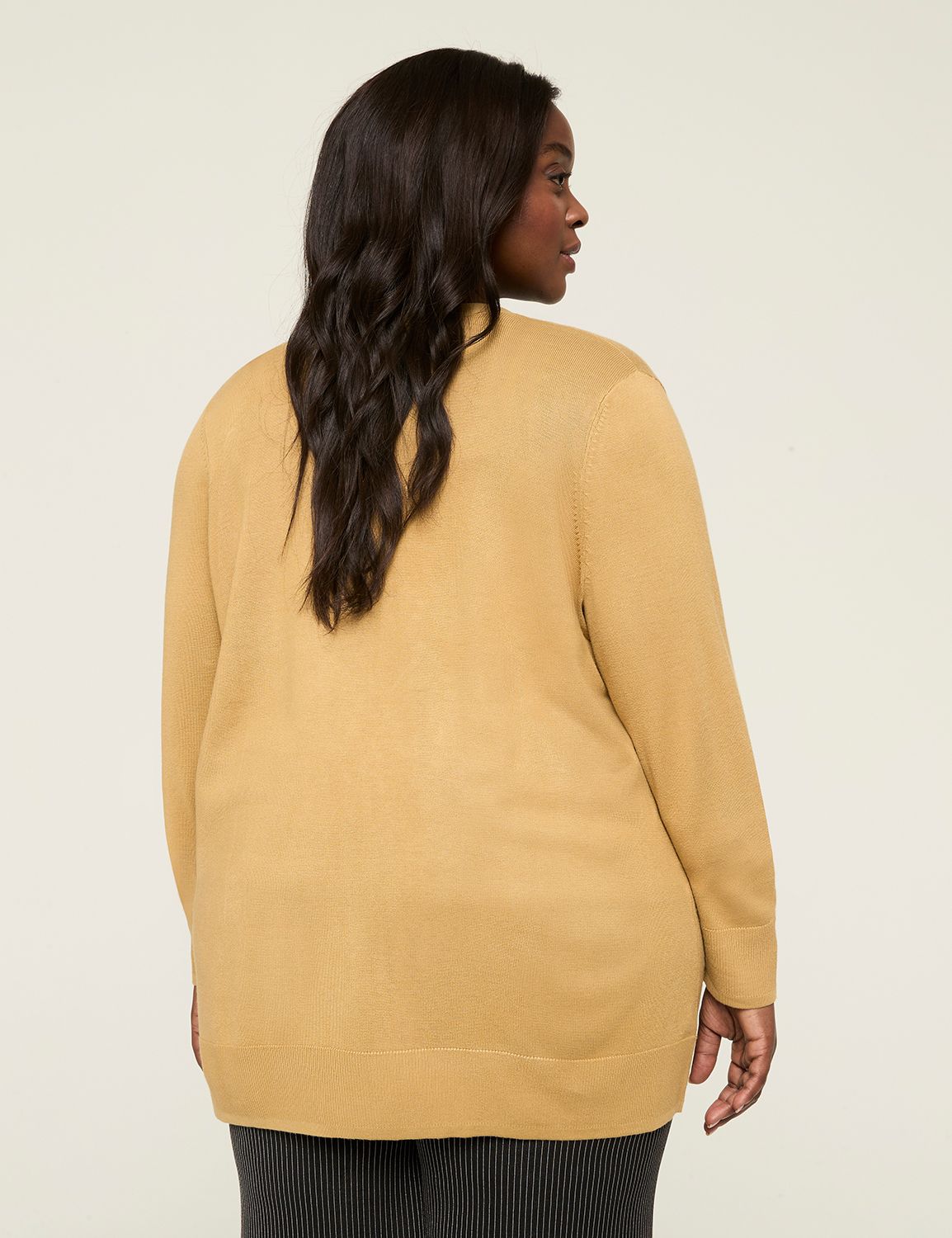 Classic Long Sleeve Open Front Mode Product Image 2