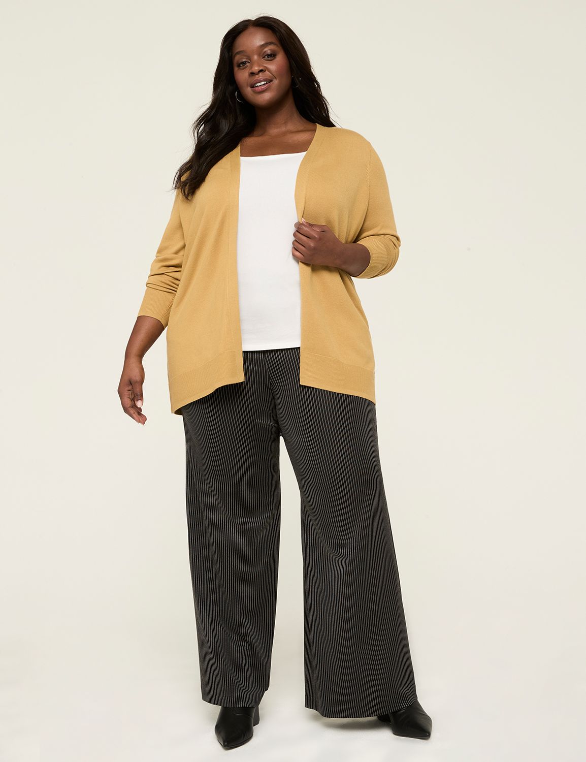 Classic Long Sleeve Open Front Mode Product Image 3