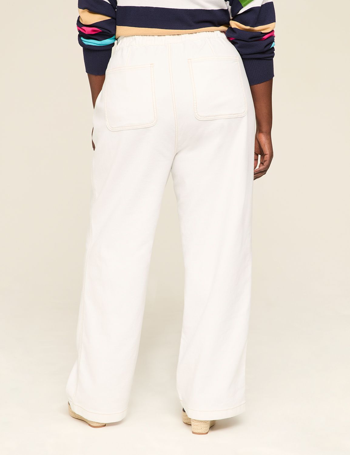 HIGH RISE PULL ON STRAIGHT KNIT DEN Product Image 2