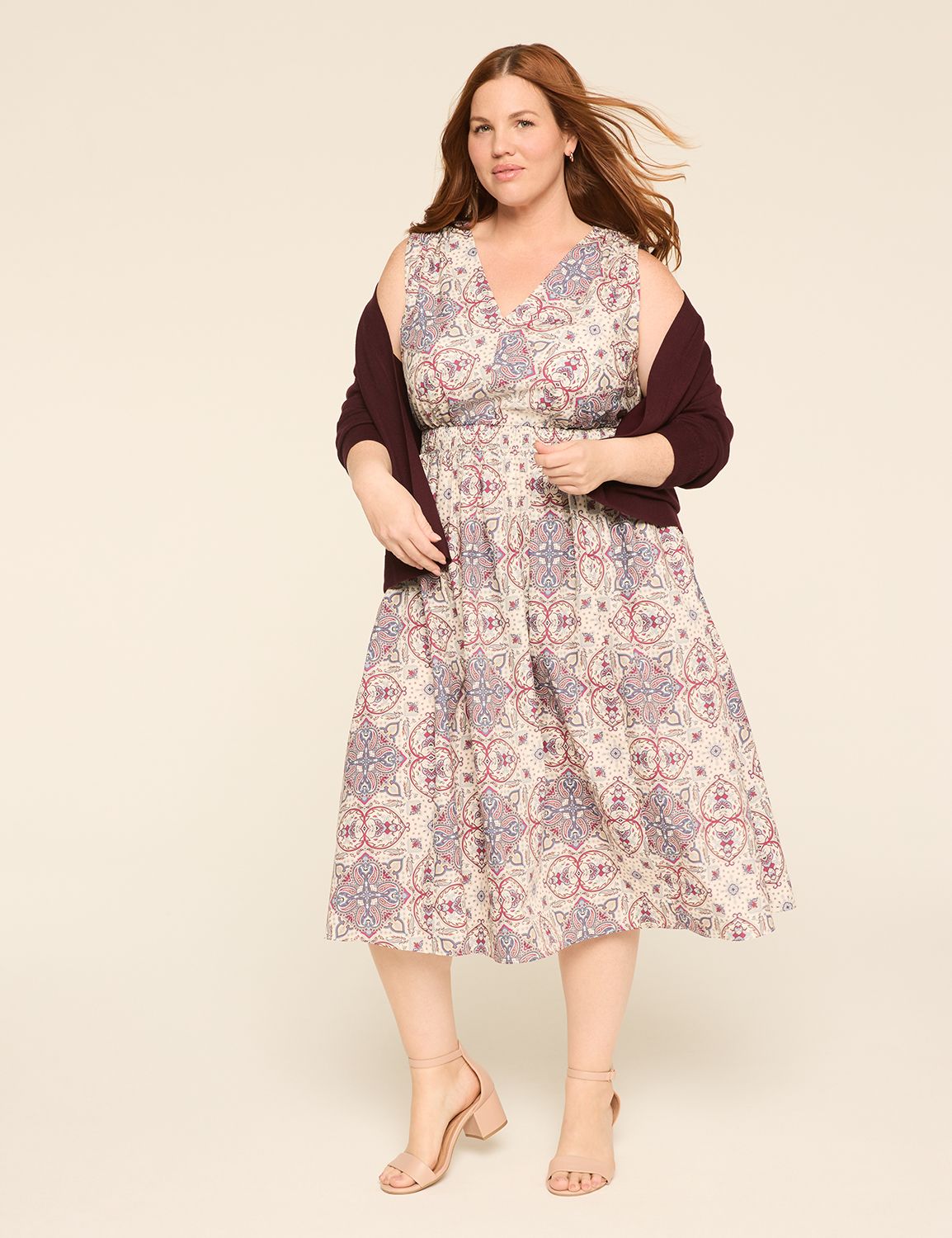 Classic 3/4 Sleeve Open Front Shrug Product Image 3