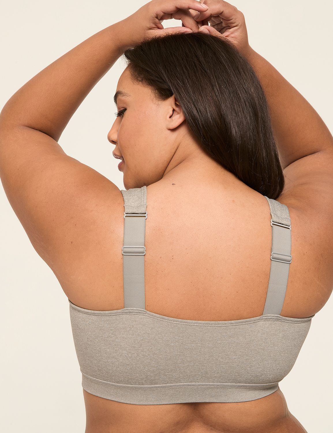 Seamless Heather Wrap Bralette 1144 Product Image 2